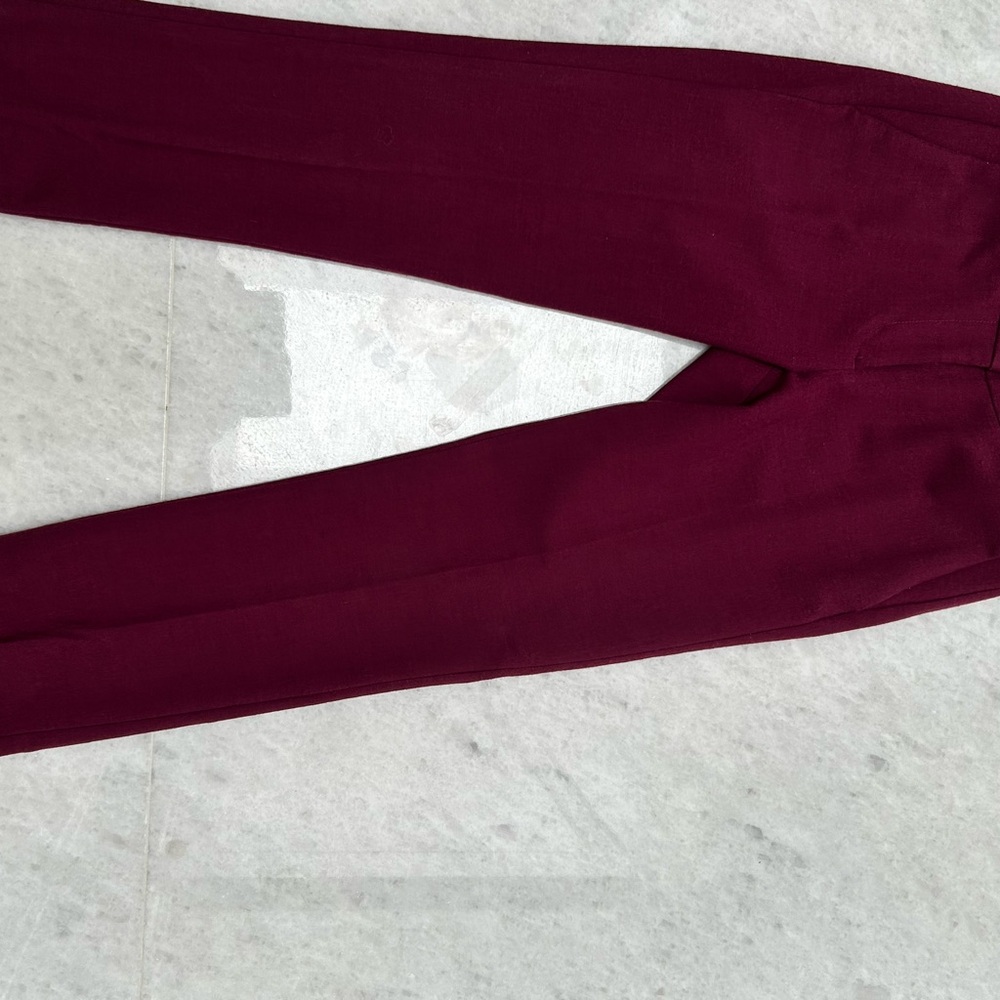 J. Crew Red Casual Bottoms Sleek Design